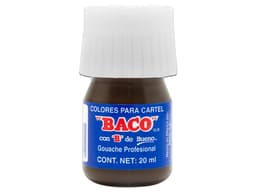 PINTURA BACO P/CARTEL 20ML CAFE #57-A PQTE/10 - imagen 1
