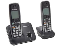 Teléfono Inalámbrico Panasonic KX-TG4112MEB Tecnología DECT 6.0 Digital, Altavoz en base, LCD, Identificador de llamadas e iluminación color azul. - imagen 2