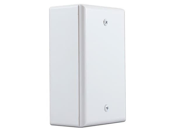 Caja Plástica Enson ENS-947 con Tapa Ciega de Plástico para Montaje en Pared o Techo de 115 x 72 x 36.2mm. Color Blanco.