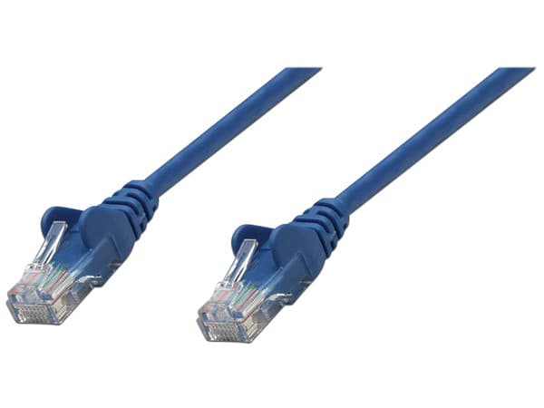 Cable Intellinet Patch Cat6 (M-M), de 50cm. Color Azul.