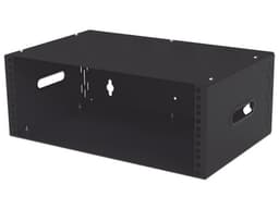 Gabinete para Montaje en Pared Linkedpro LPWR50304U, Liviano para 4 Unidades, Color Negro. - imagen 1