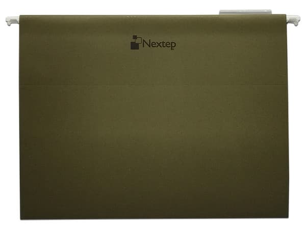Carpeta Colgante Nextep Economico Carta, Tradicional c/25. Color Verde