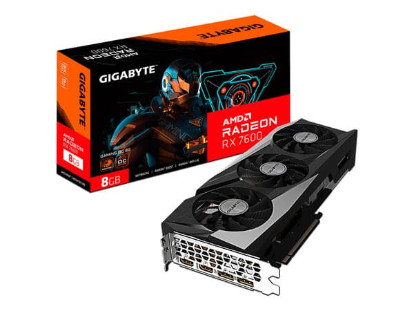 Tarjeta de Video AMD Radeon RX 7600 GIGABYTE GAMING OC, 8GB GDDR6, 128-bit, 2xHDMI, 2xDisplayPort, PCI Express 4.0