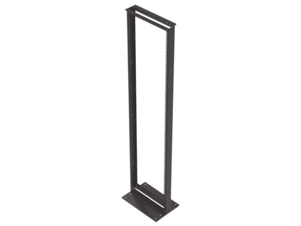 Rack abierto LinkedPro EIRL-5545 de 19" y 2 postes, 45U. Color Negro.