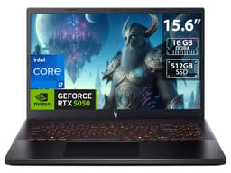 Laptop Gamer Acer Nitro V:CPU Intel Core i7 13620H (hasta 4.9 GHz),Memoria 16GB DDR4,SSD 512GB,Pantalla de 15.6" IPS, Full HD (1920x1080), 165Hz,Video NVIDIA GeForce RTX 5050 8GB,S.O. Windows 11 Home,Teclado con Retroiluminación en Inglés. - imagen 1