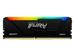Memoria DIMM Kingston Fury Beast RGB, DDR4 PC4-25600 (3200MHz), CL16, 16GB. - imagen 2