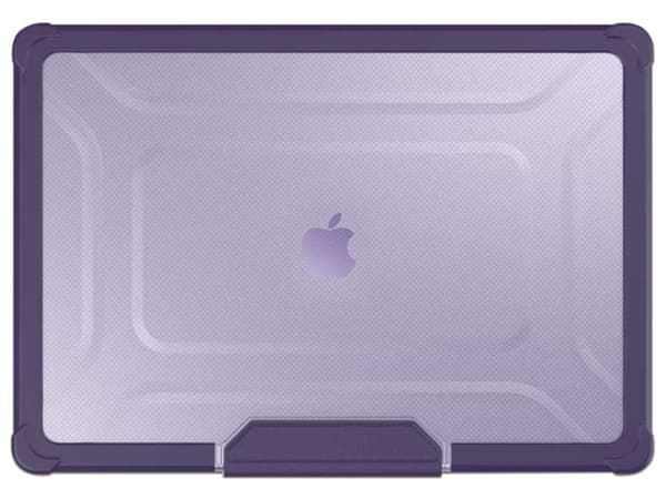 Funda Protectora de Uso rudo TEKKU para MacBook Air de 15", Color Violeta.