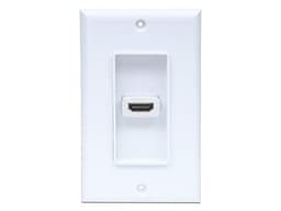 Placa de Pared Manhattan HDMI (hembra). Color blanco. - imagen 2