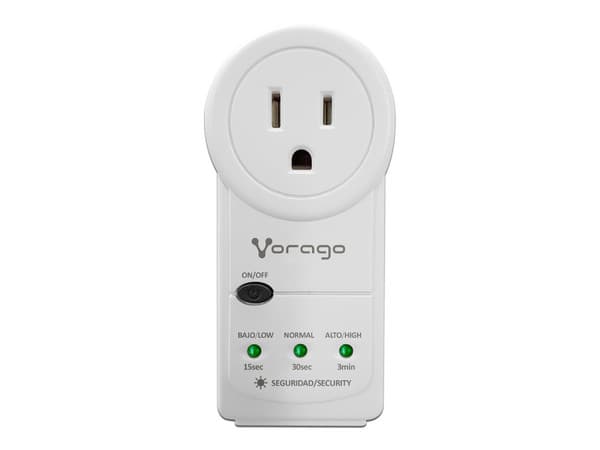 Protector De Voltaje Vorago AVR-300, Supresor De Picos, 1,800 W. Color Blanco