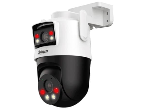 Cámara IP PT Tipo Domo Dahua DH-IPC-WPT1339DD-SW-3E2-PV de 3MP (2304 x 1926), Lente de 2.8mm, IR hasta 50m, IP66, Micrófono Integrado, Color Blanco.