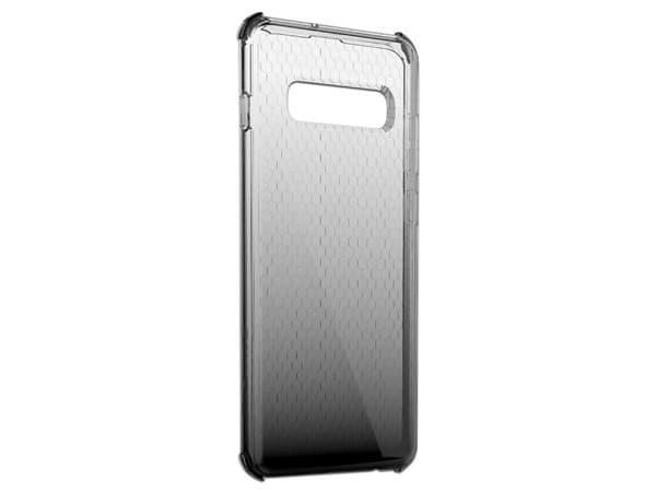 Funda Ballistic Jewel Spark de uso rudo, para Samsung Galaxy S10+ con diseño Humo Transparente.