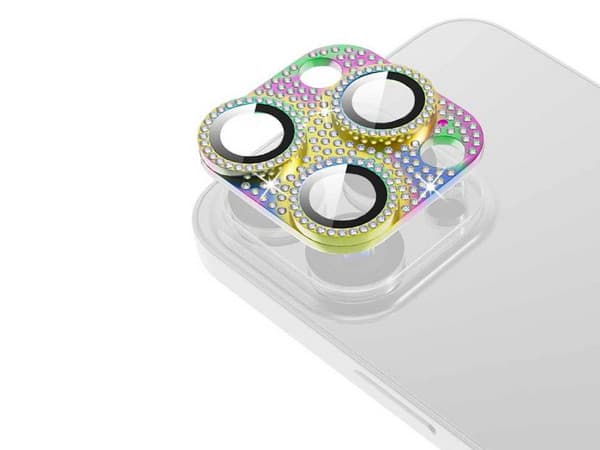 Mica Vidrio MYBAT para iPhone 15 PRO y 15 PRO MAX, Protectora de Cámara, Transparente, Vidrio Templado 9H, Nano Tecnología, Protección contra Fragmentación.