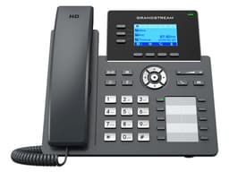 Teléfono IP GrandStream GRP2604, 3 líneas, 6 cuentas SIP, Color gris. - imagen 1