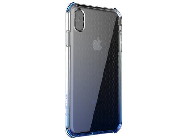 Funda BALLISTIC Jewel Spark para iPhone XS Max, uso rudo. Color Azul.