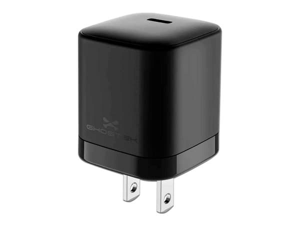 Cargador GHOSTEK GHONRL001, Carga Rápida de 20W, USB-C. Color Negro.