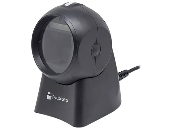 Lector de código de barras Nextep NE-505, 1D y 2D, QR. Color Negro.