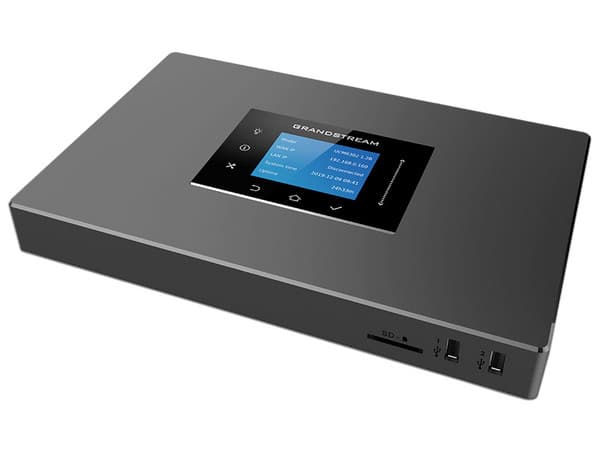 Switch Conmutador GRANDSTREAM UCM6302 de 3 Puertos RJ45, 4 Puertos RJ11, 1000 Usuarios.