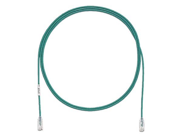 Cable de Red Panduit Cat6 UTP, de Diámetro Reducido, 0.9m. Color Verde