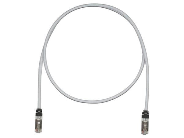 Cable de red PANDUIT STP6X7IG, Patch Cord Cat6A, Blindado S/FTP, CM/LS0H, 7ft, Color Gris.