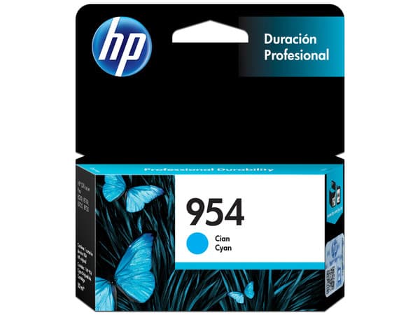 Cartucho de tinta HP 954 Cian Original (L0S50AL).