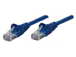 Cable de red, Cat5e, UTP RJ-45 Macho / RJ-45 Macho, 0.45 m, Azul - imagen 1