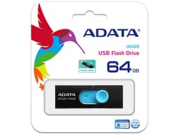 Unidad Flash USB 2.0 Adata UV220 de 64GB. Negro/Azul. - imagen 3