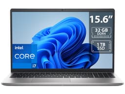 Laptop DELL DC15250:Procesador Intel Core i7 1355U (hasta 5.0 GHz),Memoria de 32GB DDR4,SSD de 1TB,Pantalla de 15.6" LED,Video Iris Xe Graphics,S.O. Windows 11 Home - imagen 1