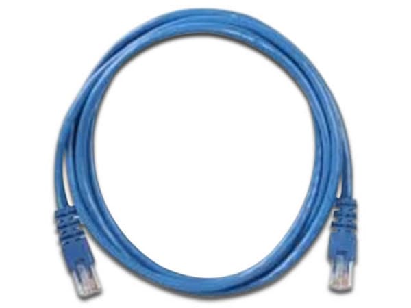Cable de red, Cat6, UTP, RJ-45 (M-M), 3m. Color Azul.