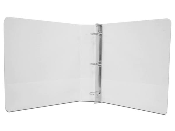 Carpeta de Vinil Kinera 9101NE, 1", Aro "O", color blanco. Caja con 24 piezas