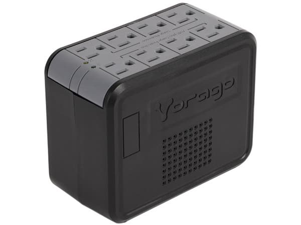 Regulador Vorago AVR-100, 1000VA/480W, 8 Contactos.