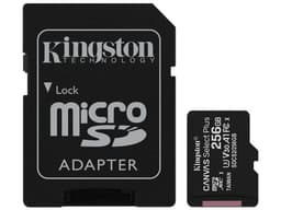 Memoria Kingston MicroSDXC UHS-I U3 Canvas Select Plus de 256GB, V30, Clase 10. Incluye adaptador. - imagen 1