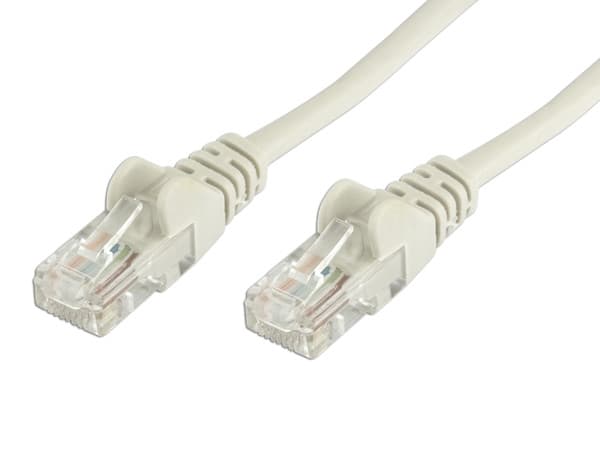 Cable de red, Cat5e, UTP RJ-45 Macho / RJ-45 Macho, 2.0 m, Gris