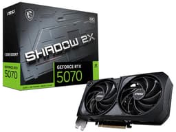 Tarjeta de Video NVIDIA GeForce RTX 5070 MSI Shadow 2X OC, 12GB GDDR7, 1xHDMI, 3xDisplayPort, PCI Express 5.0 - imagen 1