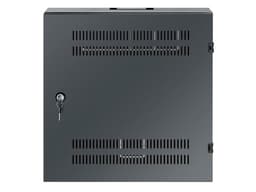 Gabinete Intellinet Mural de 19", 4U de Rieles Horizontales + 2U de Rieles Verticales, Tamaño Reducido, Acero, Color Negro. - imagen 2