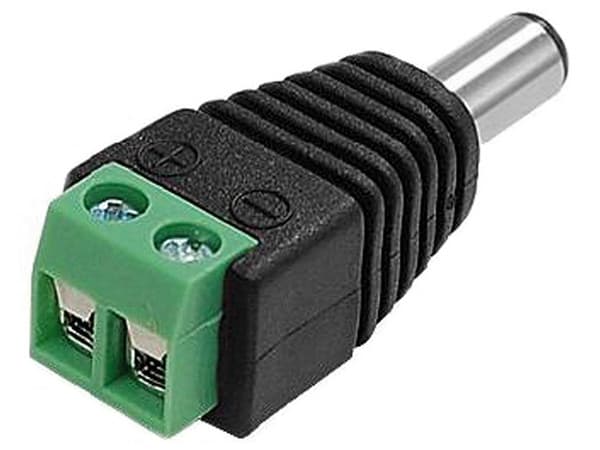 Adaptador de Alimentación  para cámaras DC macho.