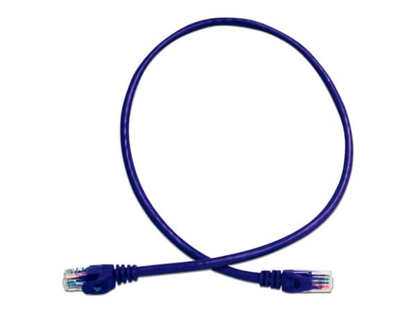 Cable de Parcheo Enson P6006P, Cat6 UTP, 60cm, Color Morado.