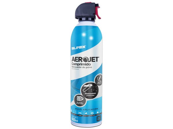 Aire Comprimido SILIMEX AeroJet de 660ml, Con Válvula de 360 Grados.