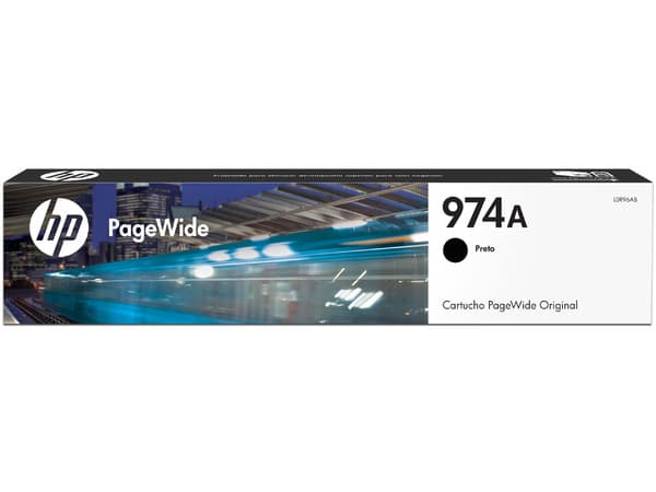 Cartucho de tinta HP 974A Negro Pagewide Original (L0R96AL).