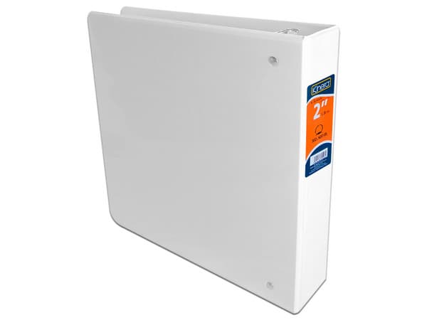 Carpeta Kinera 9201BL, Tamaño carta, Aro tipo "O" de 2". Color Blanco.