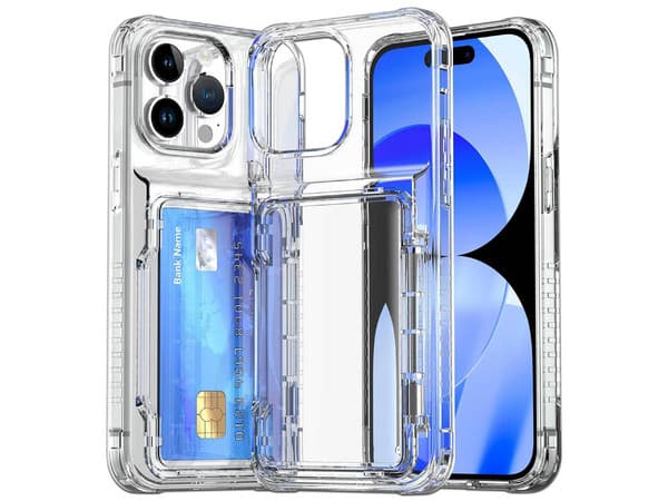 Funda Protectora TEKKU TK-01-008-010-00, Compatible con iPhone 15 Pro Max, Transparente.
