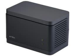 Regulador Acteck RV800 de 400W/800VA, 8 contactos NEMA 15-R, 2 puertos USB. Color Negro. - imagen 1