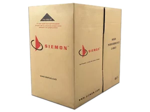 Bobina de Cable UTP Siemon 9C6L4-E2-06-RXA de 4 Pares, Cat6, 24 AWG, Color Azul, 305m.