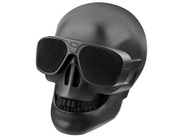 Bocina MYBAT Skull Jamz, Inalámbrica, Bluetooth, Universal, Color Negra.