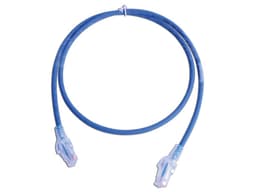 Cable de Parcheo Siemon MC5-10-06B, UTP Cat5e, RJ-45, T568B, 3m. Color Azul. - imagen 1