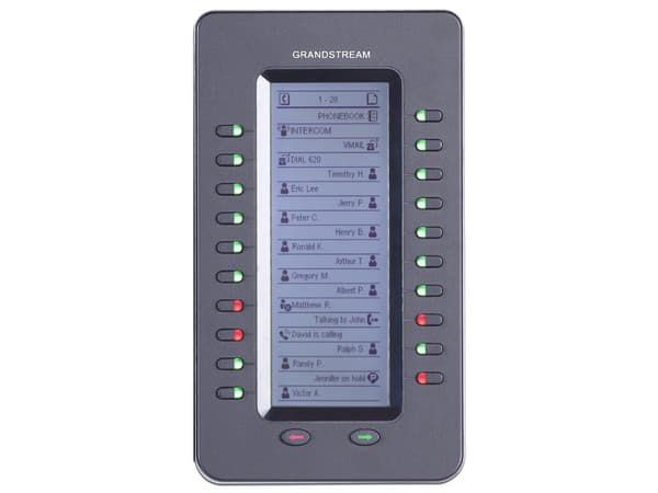 Módulo de expansión Grandstream con 20 teclas y 40 registros BLF.