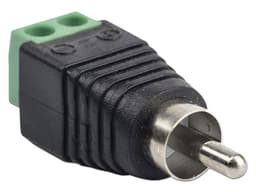 Conector de Audio RCA Folksafe FS-RCA1, Macho, Color Negro. - imagen 2