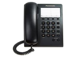 Teléfono Panasonic KX-TS550MEB analógico de 100 entradas. Color Negro. - imagen 2