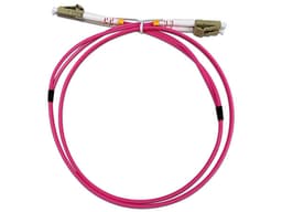 Jumper de Fibra Óptica Enson ENS-JUMP060MM4, LC Duplex, 60cm, Color Rosa. - imagen 1
