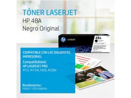 Tóner para impresora HP 48A LaserJet, Color Negro, (CF248A). - imagen 2