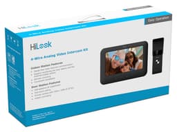 Kit de Videoportero Analógico ZKTECO VI-K13P, resolución CMOS micrófono omnidireccional, Con Pantalla LCD a Color de 7", IP65 Relevador, Color Negro - imagen 2